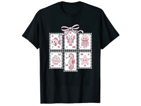Coastal Cute Graphics for T-Shirt Designs