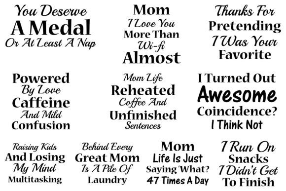 Mother’s Day SVG Design Bundle: Graphics & T-Shirt Designs