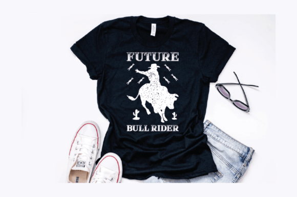 Rodeo Future Bull Rider Graphics & T-Shirt Designs