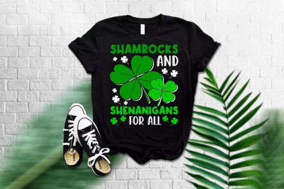 Shamrocks and Shenanigans: A Versatile T-Shirt Design